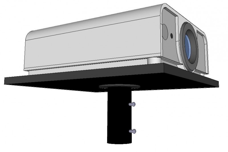 Plateau vidéoprojecteur 580 mm x 400 mm pour pied dam 3.5mm